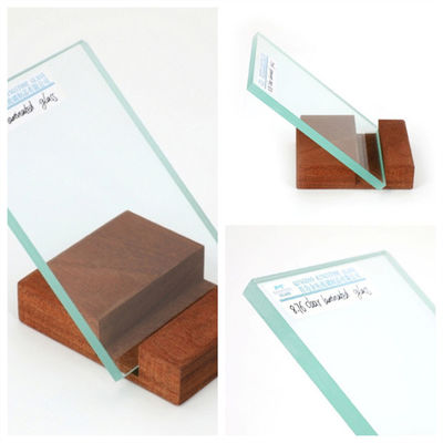 6.76mm 8.76mm Sound Control Glass A Grade Clear Laminated Glass untuk jendela / pintu
