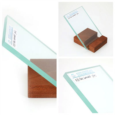 8.76mm A Grade Clear Impact Resistant Laminated Glass Untuk Dinding Tirai Pintu Jendela