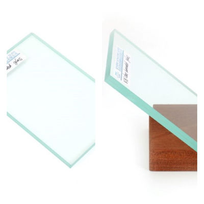 5+5mm Laminated Glass Resistant Impact Untuk Jendela / Pintu / Tembok Tirai