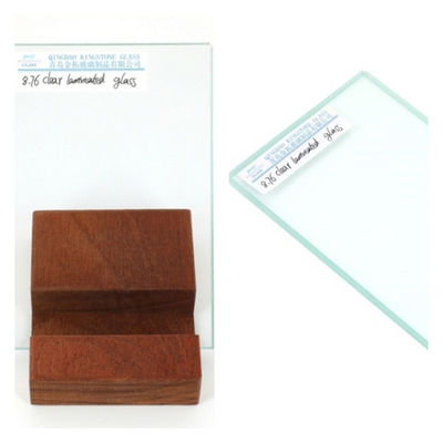 Soundproof 5mm + 5mm Laminated Glass Sound Isolation Kelas A Untuk Jendela / Pintu