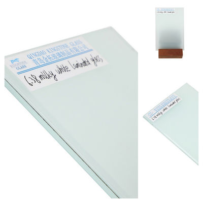 6.76mm 8.76mm 10.76mm Kaca Laminasi Arsitektur Dengan Interlayer PVB