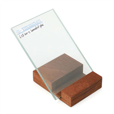 6.58mm 8.76mm Low E Clear Laminated Glass Untuk Jendela / Pintu / Tembok Tirai