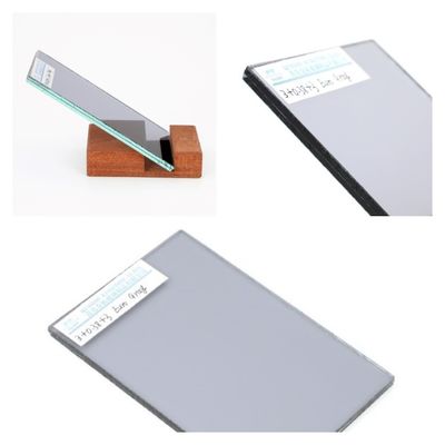3+3MM Euro Grey Safety Laminated Glass Proof Explosion Transparansi tinggi