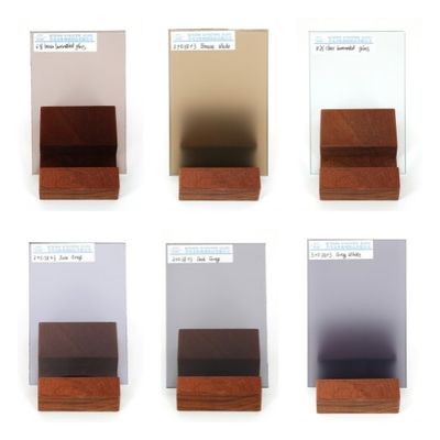 Arsitektur Bangunan Kaca Laminasi Berwarna Dengan Ketebalan PVB 0,38mm