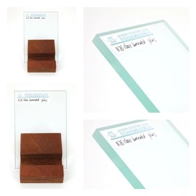 Keamanan Dekoratif Laminasi Float Kaca tahan retak 6.38mm - 25.52mm Ketebalan
