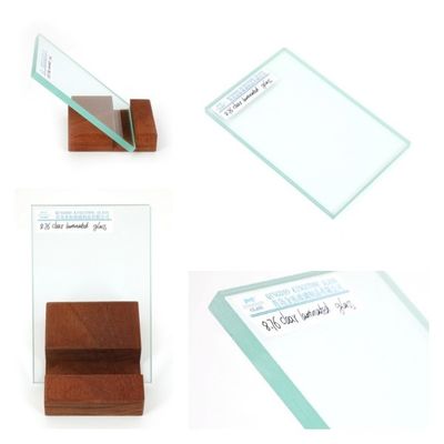 Kaca Laminasi Jelas yang Tahan Pecahkan Untuk Konstruksi 6.38mm 6.76mm 8.38mm 8.76mm