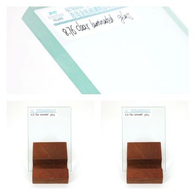 Kaca jendela akustik berlapis tahan suara 6.76mm 8.76mm 10.76mm Ketebalan